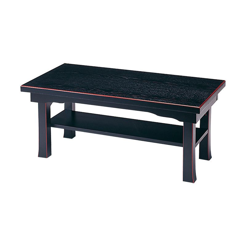 新二月堂机 タナ付 黒塗面朱（幅54cm、幅60cm、幅75cm 3種類）1902