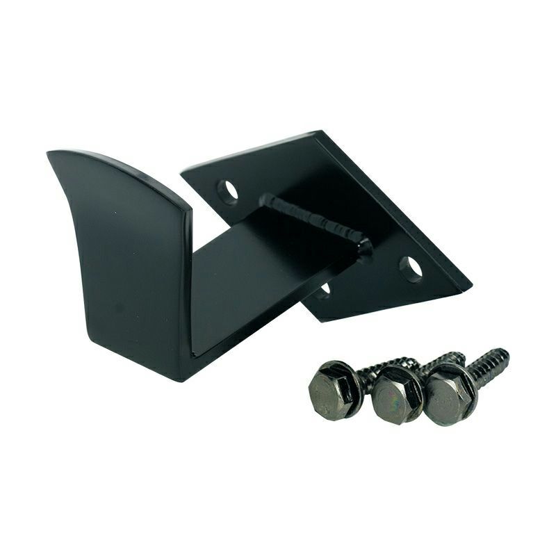 額受金具 黒 1対（受け幅：5.5cm、7cm、8cm、8.5cm、10cm、13cm 6種類）3562