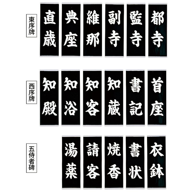 両序牌 17枚セット（スクリーン印刷） 3600-0100