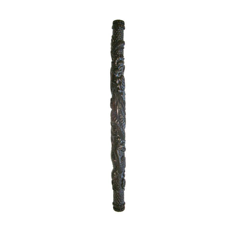 払子柄 龍彫り黒檀 5102-1400