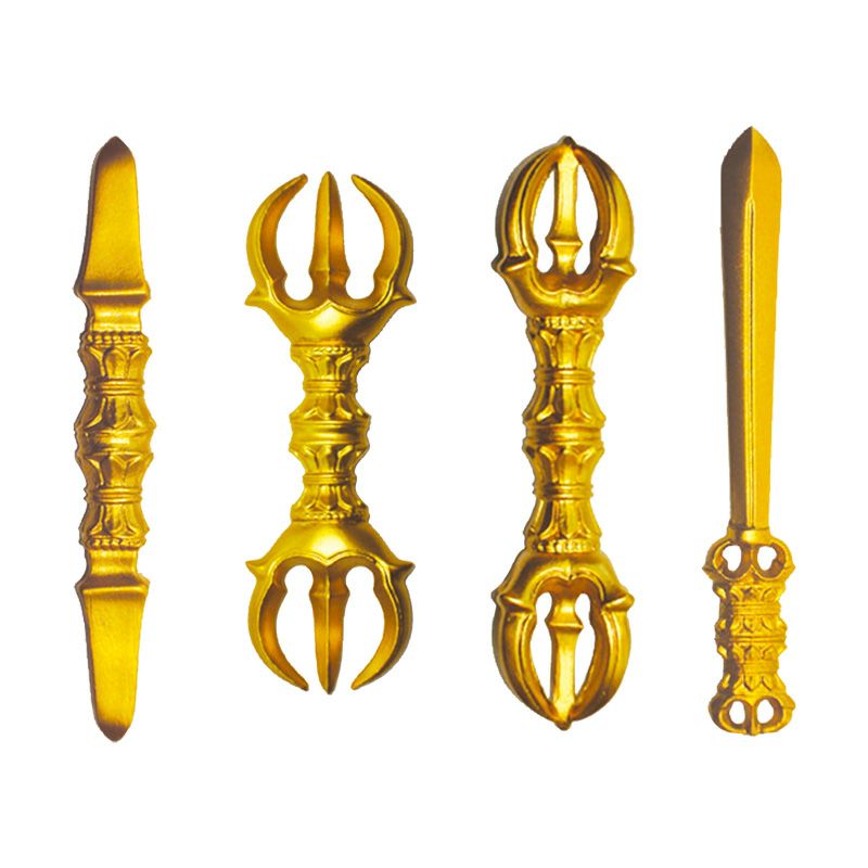 独鈷・三鈷・五鈷・宝剣 4点セット / 桐箱入 5340-1100