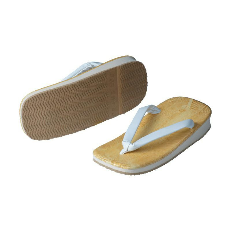 ぞうり【白サンド】（24cm～30cm 5種類）6801