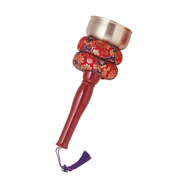 リン棒収納型印金 朱塗（口径8.4cm、口径9cm、口径10.5cm 3種類）3732