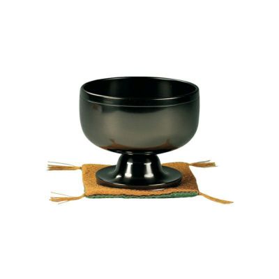 高台リン【遊亀】 墨艶色（ 口径5.4cm～口径9cm 6種類）4005