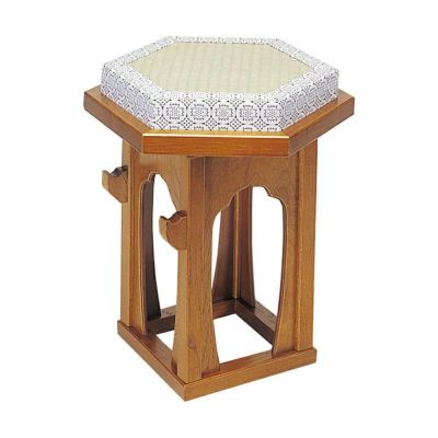 背高鉦吾・木鉦（木柾）兼用台 栓（畳寸法約13.6～18cm、約21～24cm