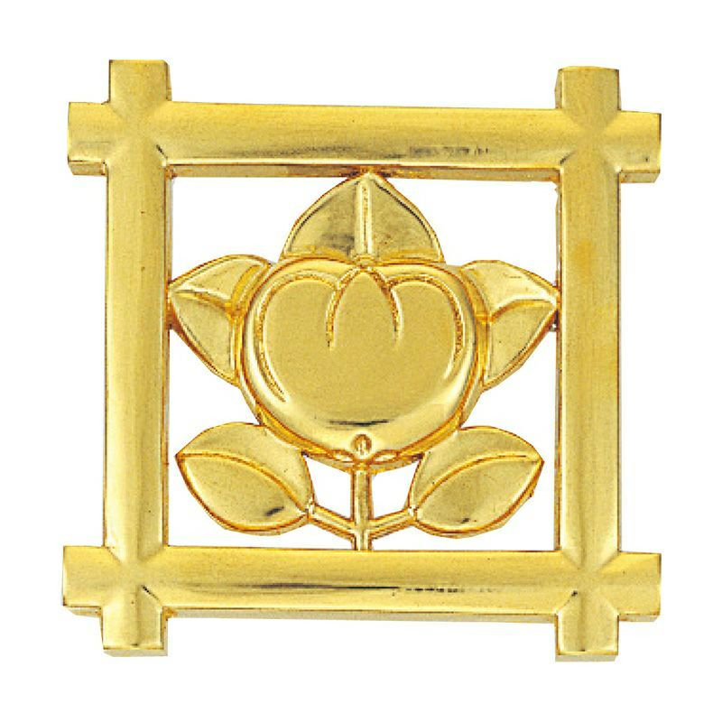 木製定紋 井桁橘（直径約21cm~直径約45cm 4種類）2215