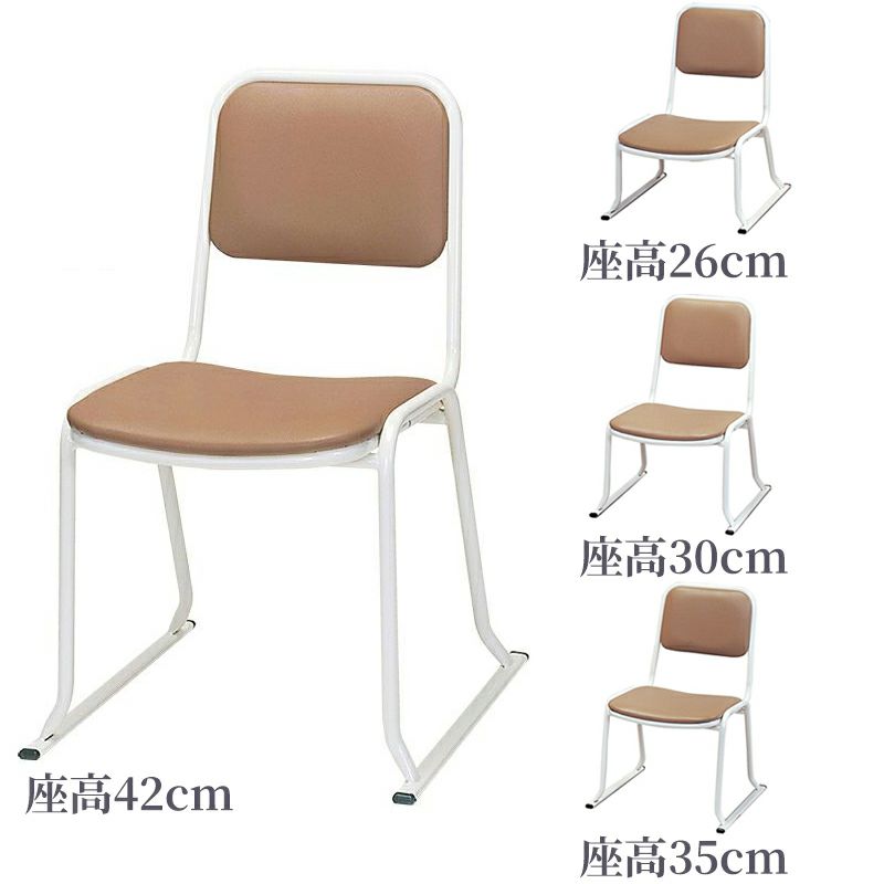 本堂用お詣り椅子 SH（座高26cm、座高30cm、座高35cm、座高42cm 4種類）0600