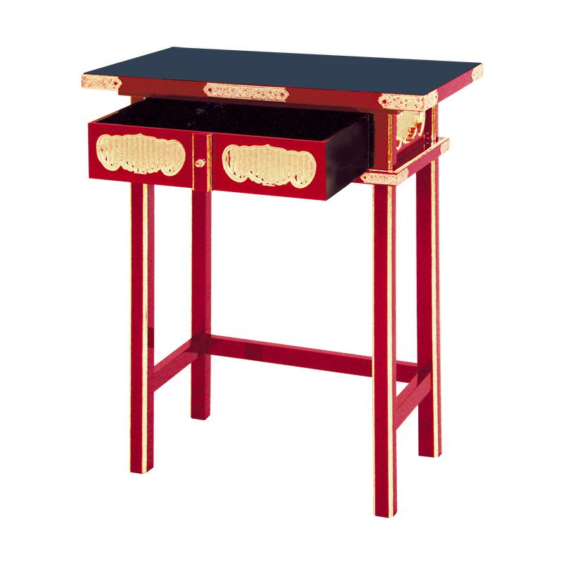 引出付固定式立焼香机 2.0尺（約60cm）DX 朱塗/黒塗 1552