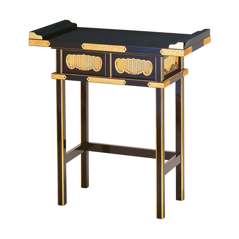 固定式立焼香机筆返付DX 2.5尺（約75cm） 朱塗 / 黒塗 1555