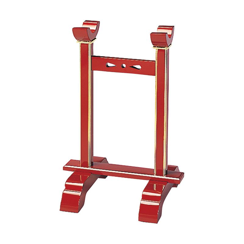 略式金撥置台 朱塗面金塗 4310-0200