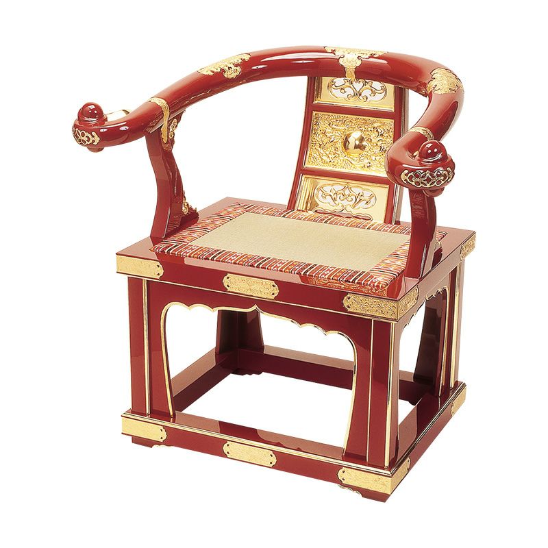 ルーツ型本曲録 洛陽 定番タイプ（金具埋め込み式） 朱塗 / 黒塗 0433-0100/0200