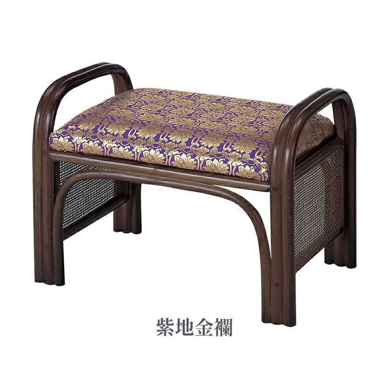 仏前金襴座椅子（籐製）1332-0000