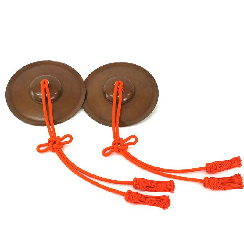 妙鉢 日蓮宗用 正絹紐付 ベアリング付 半双 2枚1組（直径27cm～33cm 3種類 ）