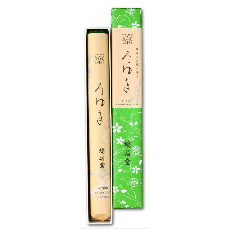 鳩居堂 線香 みゆき 白檀調 中寸17cm 1把