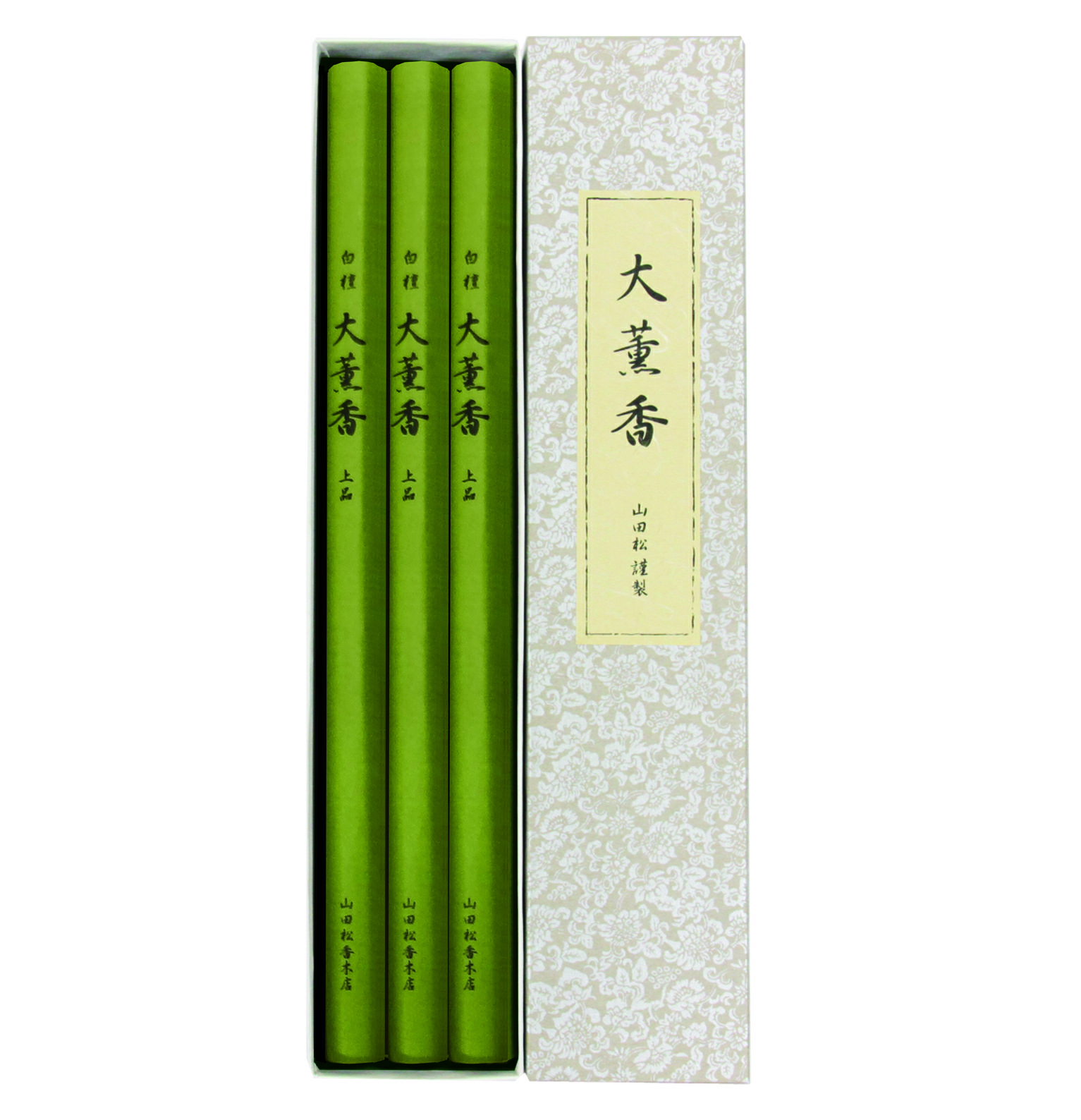 山田松香木店 寺院線香 大薫香 上品 白檀調 長寸33cm 1把24本 3把