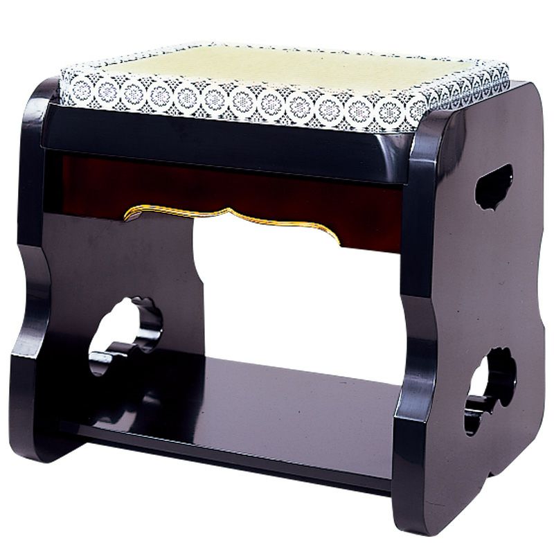 新様式畳付椅子B型 本漆塗 純金箔押 高さ45cm