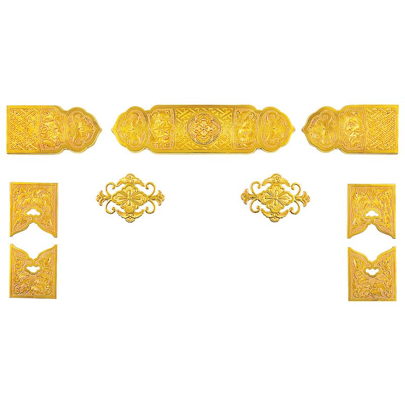 上壇框金具 御本山御影堂型 極上 基準寸法框幅12cm（大谷派）