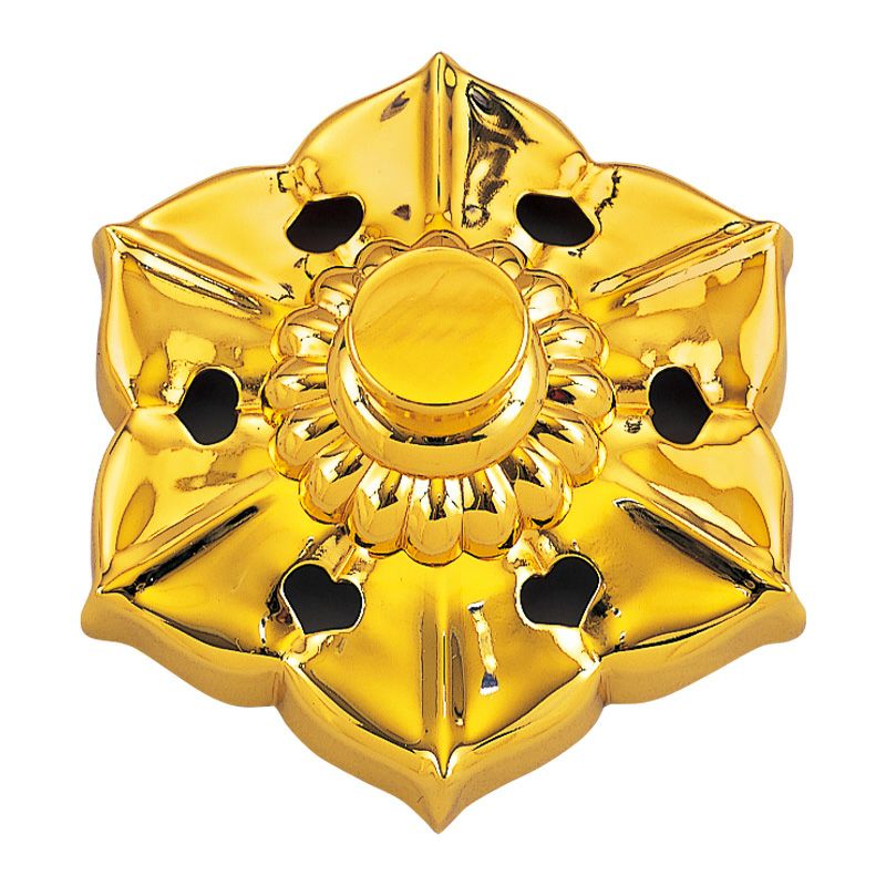 釘隠 古代型 銅製 菊座入 本金メッキ（直径7.5～18cm 8種類）