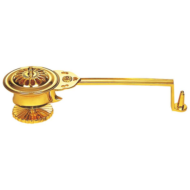 柄香炉 太子型 真鍮製 磨き（各宗派）