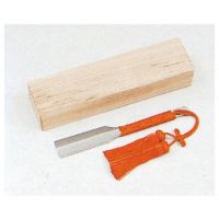 かみそり 最上 真鍮製 クロームメッキ 木箱入 正絹紐付（朱房、白房 2色）