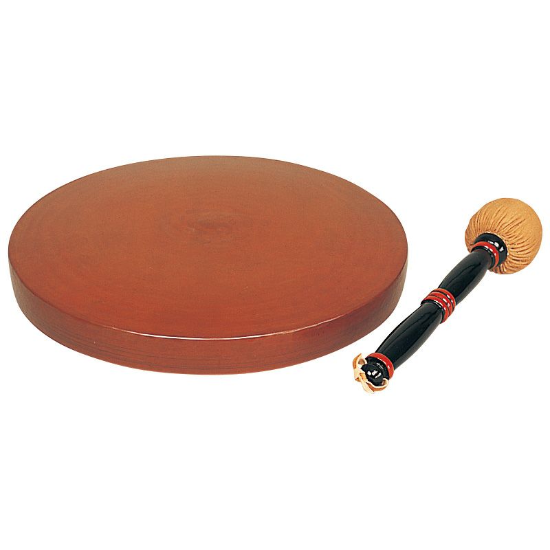 銅鑼 真鍮製 色付 紐・撥付（極上・上製 2種類 30～36cm 3種類