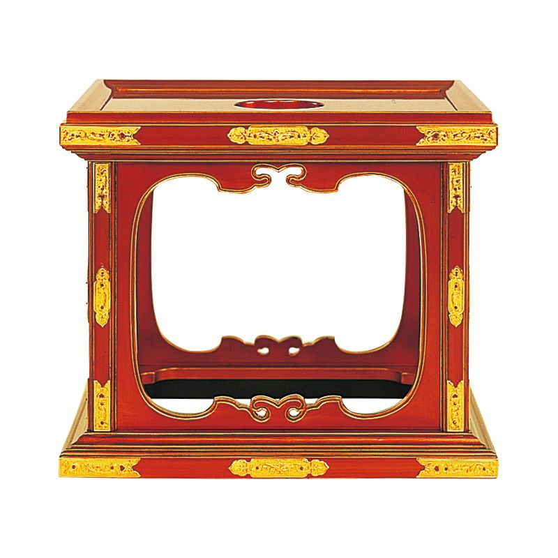 経金・平金台 後平型 白檀塗 金具打 大谷派（横幅21～36cm 6種類）