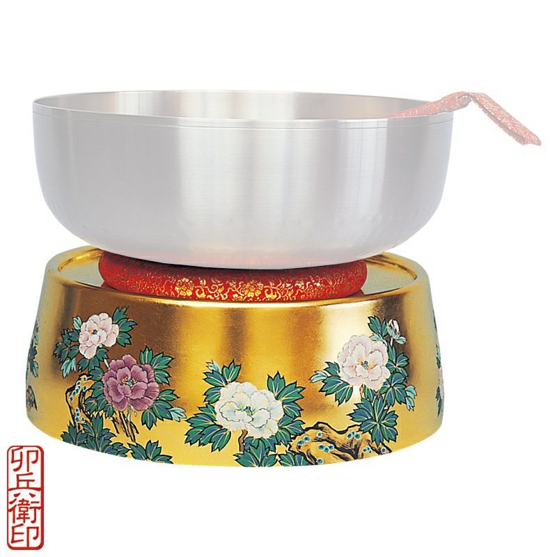 沙羅台・砂張台 純金箔押 彩色入 卯兵衛印 真宗各派（沙羅・砂張口径18cm用～33cm用 6種類）