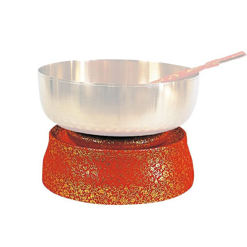 沙羅・砂張台 木製 金襴張 金襴輪付（沙羅・砂張口径18cm用～33cm用 6種類）