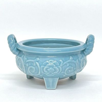 土香炉 天龍寺型 青磁色 大谷派（口径12cm～21cm 5種類） | 寺院用仏具