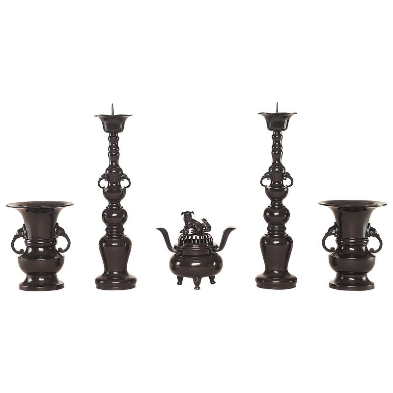 607923 【 美品 茶道具 銅鑼一式 銅鑼 桴 木製吊り枠付 仏教囃子 歌舞伎