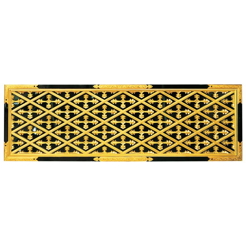 上壇下菱組彫物 花菱彫刻付 地板共 金具なし 極上 基準寸法横幅136cm（大谷派）