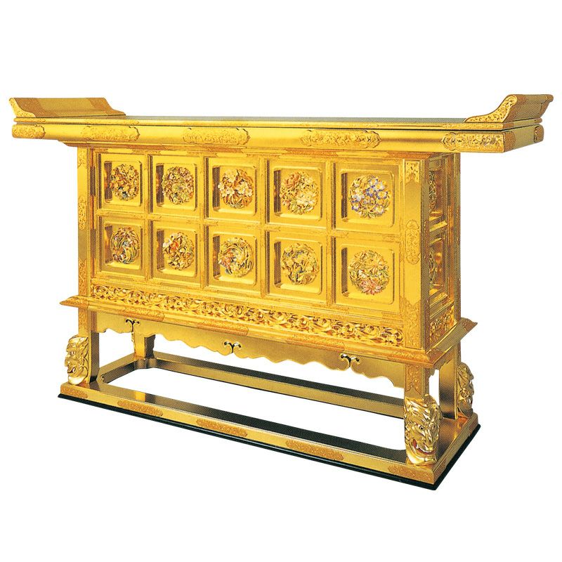 鬼面卓 大谷本廟型 最上 横幅152cm（本願寺派）
