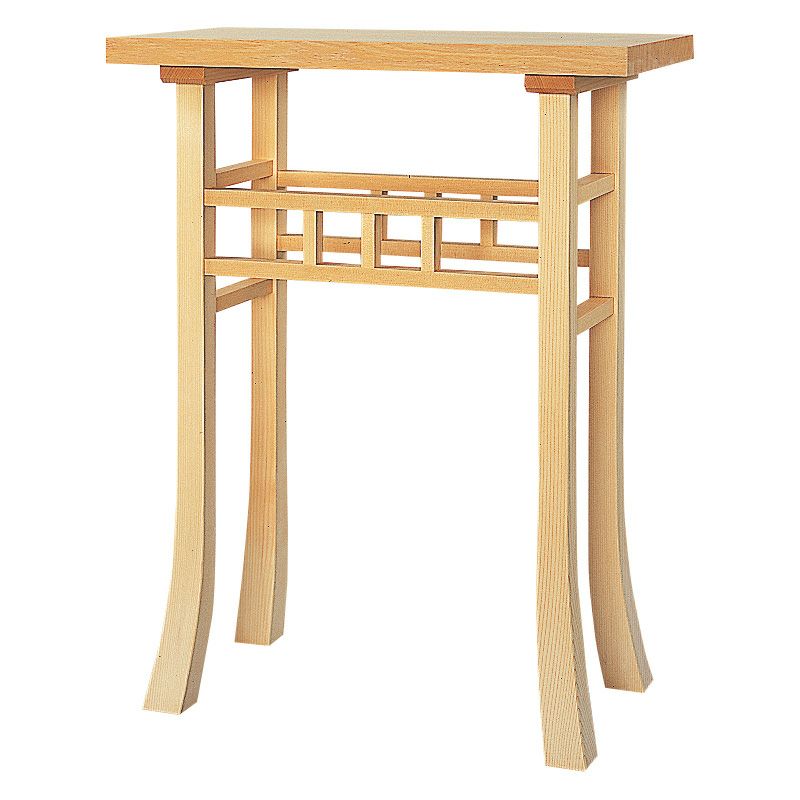 立焼香卓 白木仕上（横幅48～61cm 3種類）