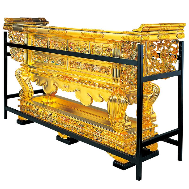 水引の枠 組立式 黒漆塗（前卓幅121～197cm用 6種類）