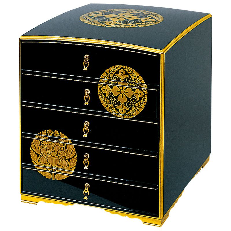 御文箱 引出五帖入 定紋付 大谷派（最上・極上・上製 3種類）