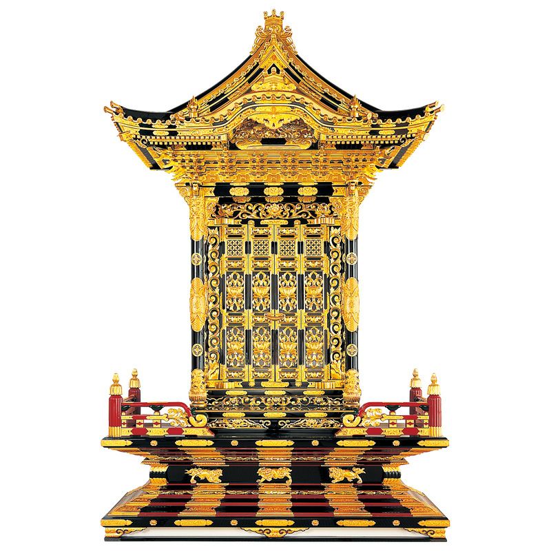 脇壇御厨子用御須弥壇 御本山様式 御影堂型 極上 框横幅152cm（大谷派）