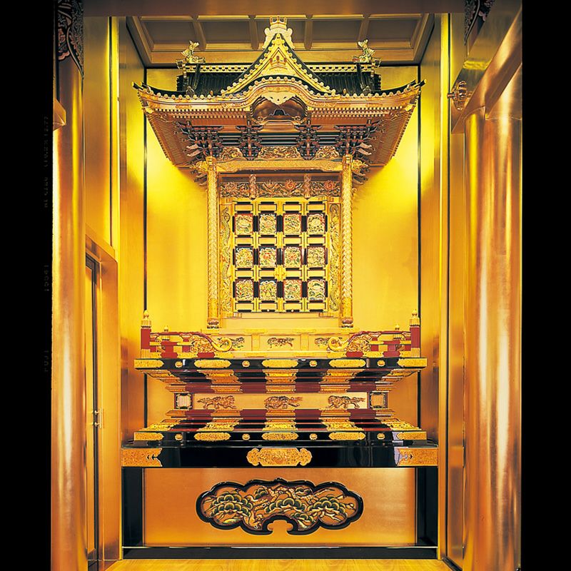 御開山御厨子 御本山御影堂型 最上 屋根幅136cm（高田派）