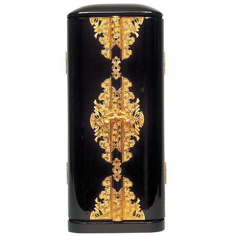 丸厨子 黒塗 扉高さ30cm（各宗派）