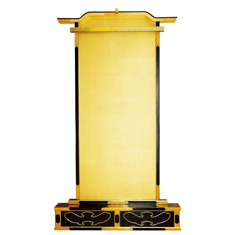 新様式御掛軸掛 向板本金紙張 礼盤繰型入（二百代～一貫代 4種類）