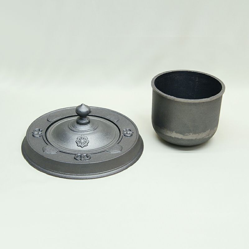 護摩釜 鉄製 天台宗（蓋直径46cm、蓋直径40cm、蓋直径36cm 3種類）