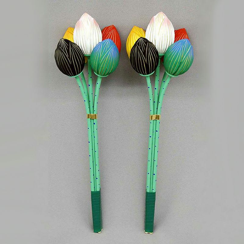二瓶華 木製 1組（長さ36.4cm～48.4cm 3種類）