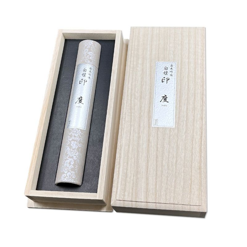 菊寿堂 線香 香木吟味 白檀 印度（いんど） 中寸17cm 1把