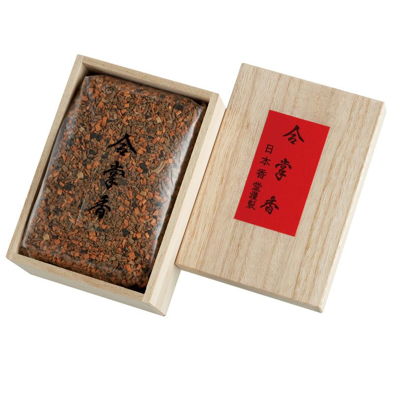 日本香堂 焼香 合掌香 75g詰 桐箱入