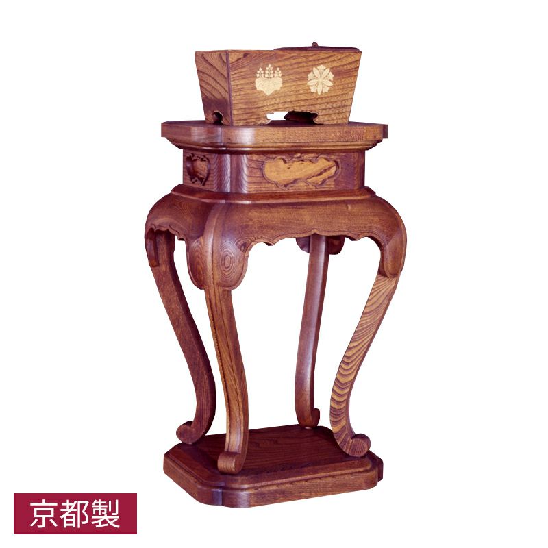 中央香台 ケヤキ製 高さ61cm 1脚