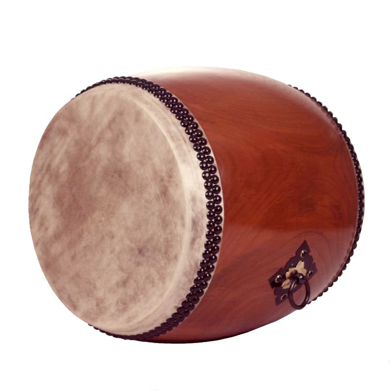 胴長太鼓 タモ材使用 厚革張 撥付 太鼓口径39cm