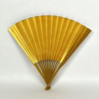 中啓 得度用 骨黄染 金銀掃き紙無地 本願寺派 長さ30cm 紙箱入