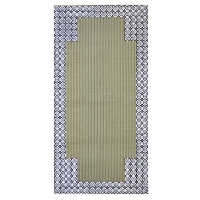 拝敷 四天付 いぐさ表 大紋高麗縁 横幅88cm、長さ177cm（曹洞宗）