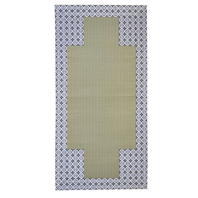 拝敷 四天付 いぐさ表 大紋高麗縁 横幅88cm、長さ177cm（臨済宗）