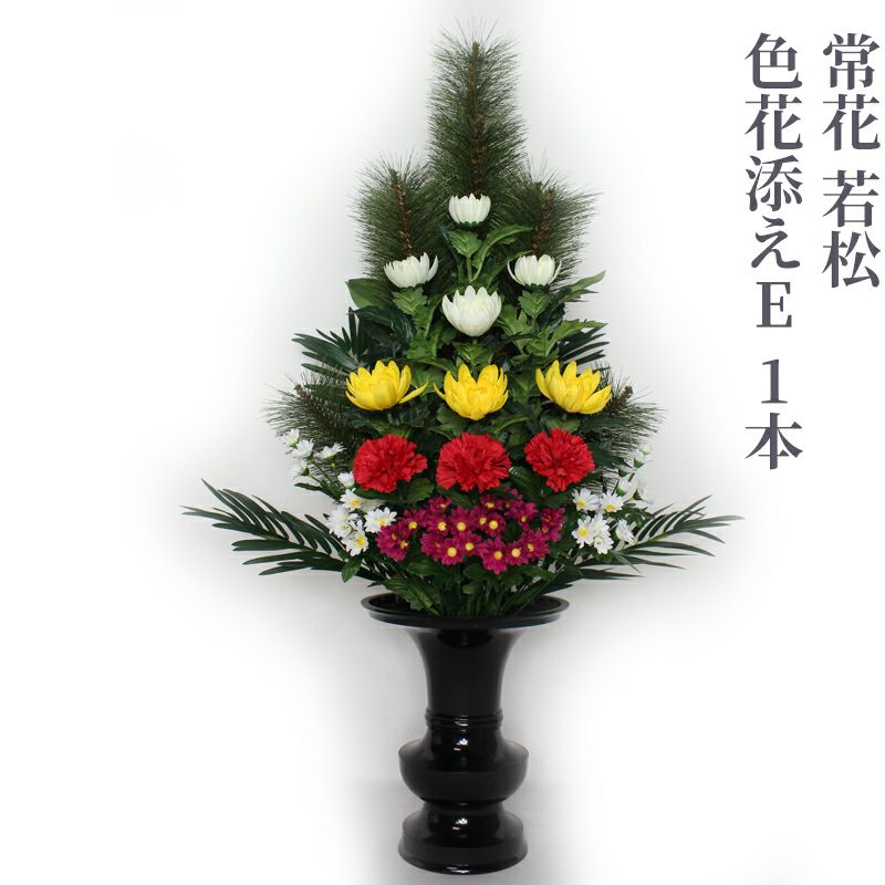 常花 若松 色花添えE 水上寸法75cm 1本