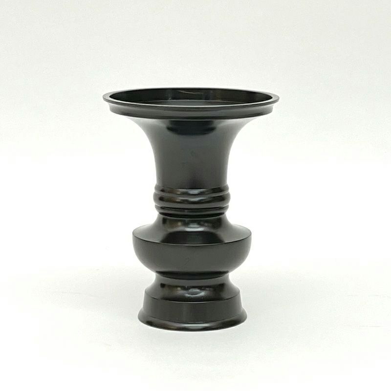 花瓶 花瓶丸型掛耳なし 真鍮製 色付（口径15cm～30cm 6種類）